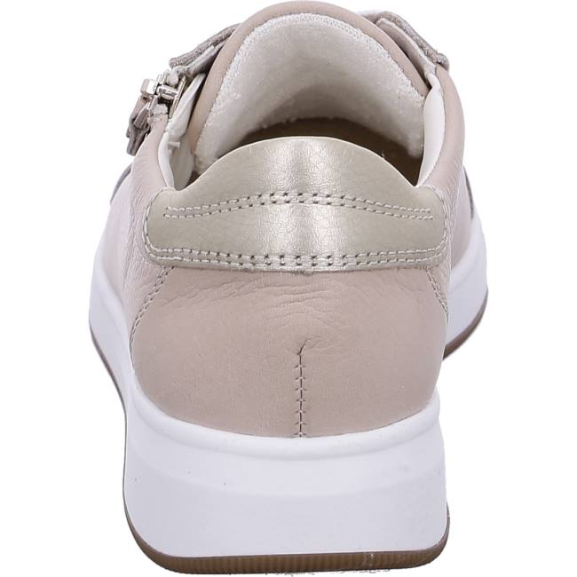 Scarpe Da Ginnastica Ara Pizzo-ups Rom Nude Donna Beige | ARA891QNX