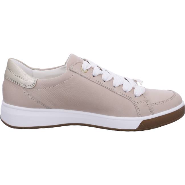 Scarpe Da Ginnastica Ara Pizzo-ups Rom Nude Donna Beige | ARA891QNX