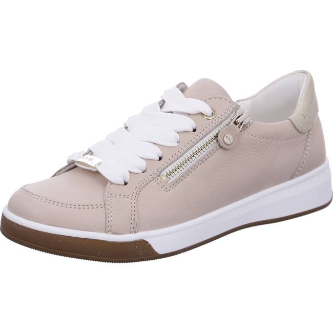 Scarpe Da Ginnastica Ara Pizzo-ups Rom Nude Donna Beige | ARA891QNX