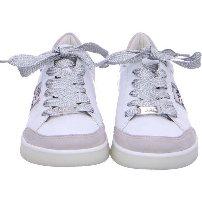 Scarpe Da Ginnastica Ara Pizzo-ups Rom Sasso Donna Bianche | ARA375ASH