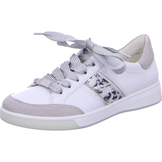 Scarpe Da Ginnastica Ara Pizzo-ups Rom Sasso Donna Bianche | ARA375ASH