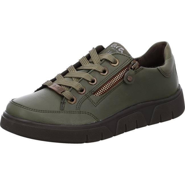 Scarpe Da Ginnastica Ara Pizzo-ups Rom-sport Oliv Donna Verdi | ARA076RSL