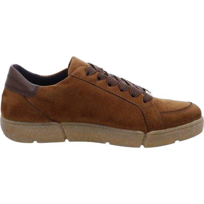 Scarpe Da Ginnastica Ara Pizzo-ups Rom-sport Cognac Donna Marroni | ARA361MJW