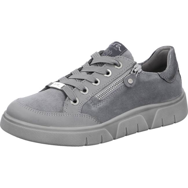 Scarpe Da Ginnastica Ara Pizzo-ups Rom-sport Oyster Donna Grigie | ARA396KUS