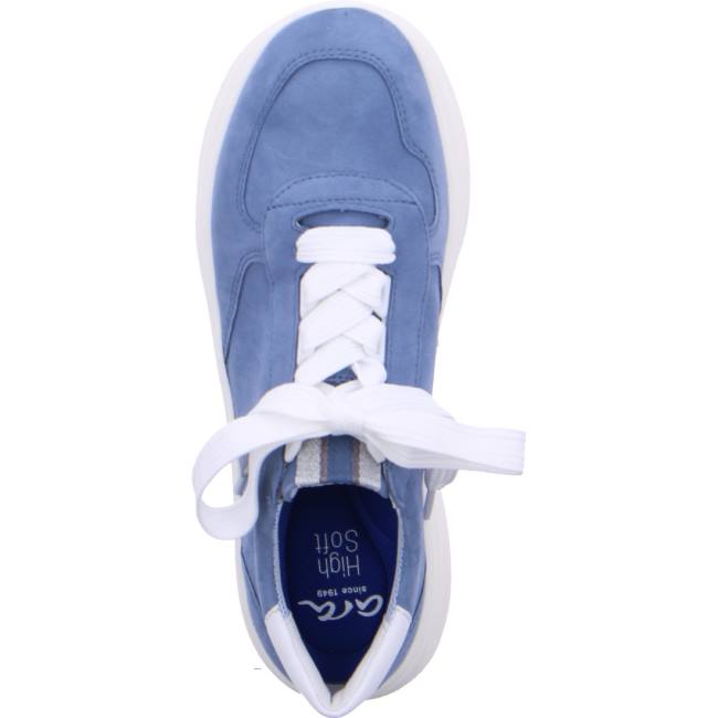 Scarpe Da Ginnastica Ara Pizzo-ups Roma Sky Donna Blu | ARA128GJB