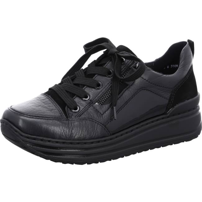 Scarpe Da Ginnastica Ara Pizzo-ups Sapporo Donna Nere | ARA123MWC