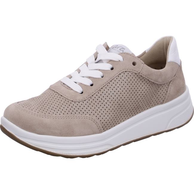 Scarpe Da Ginnastica Ara Pizzo-ups Sapporo Sand Donna Beige | ARA183JVQ