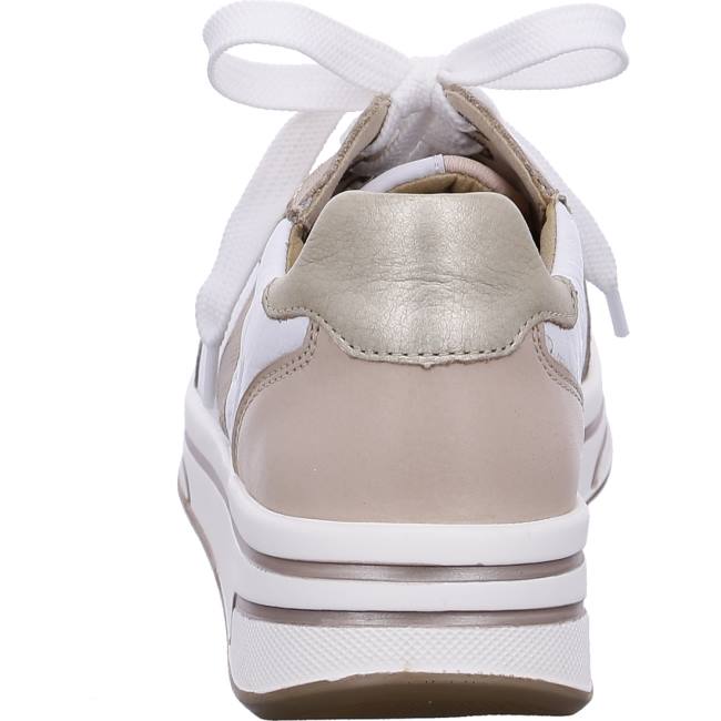 Scarpe Da Ginnastica Ara Pizzo-ups Sapporo Nude Donna Bianche | ARA309ZLQ