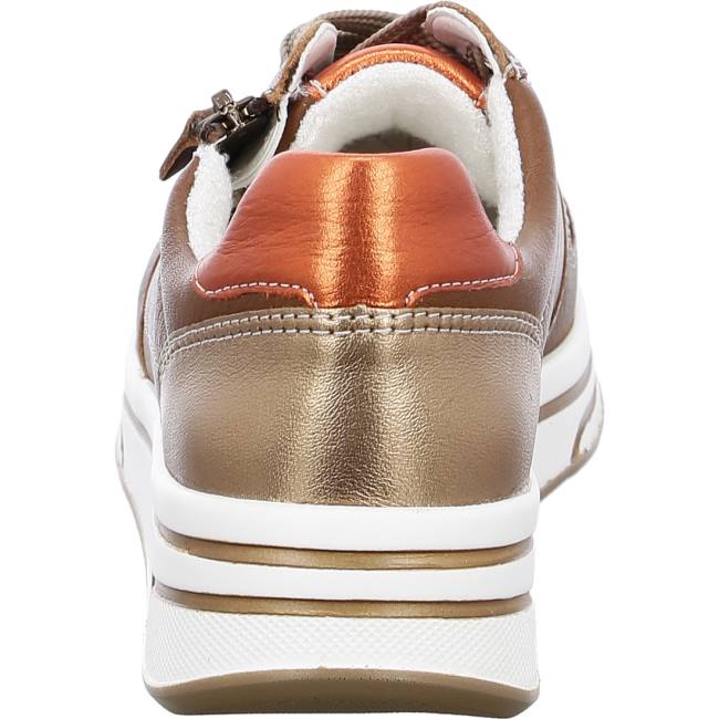 Scarpe Da Ginnastica Ara Pizzo-ups Sapporo Cognac Donna Marroni | ARA648HZF