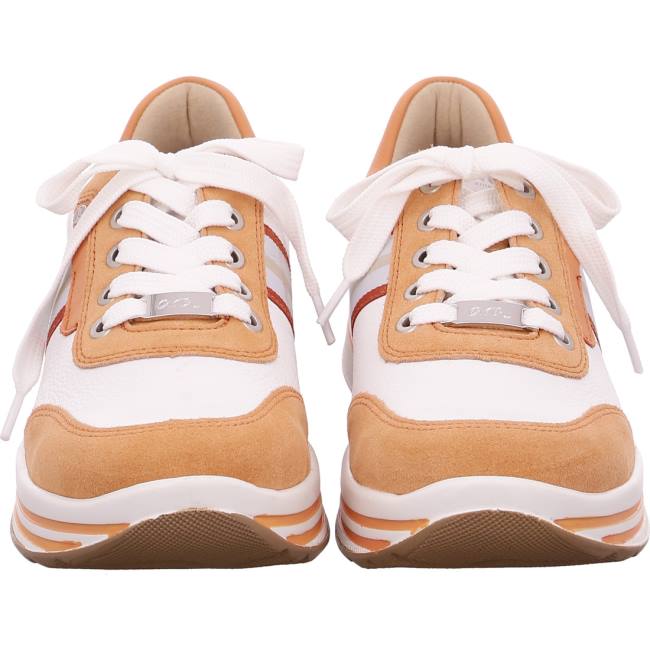 Scarpe Da Ginnastica Ara Pizzo-ups Sapporo Peach Donna Bianche | ARA726JQA