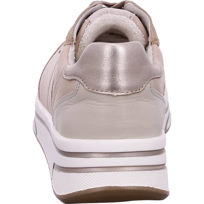 Scarpe Da Ginnastica Ara Pizzo-ups Sapporo Nude Donna Beige | ARA854VGQ