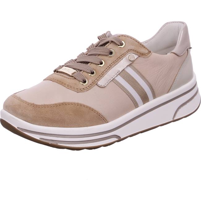 Scarpe Da Ginnastica Ara Pizzo-ups Sapporo Nude Donna Beige | ARA854VGQ