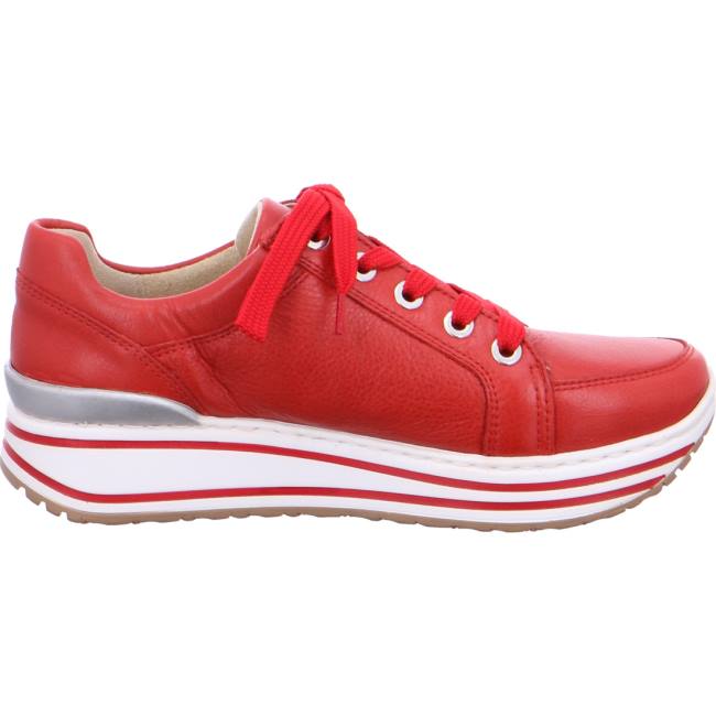 Scarpe Da Ginnastica Ara Pizzo-ups Sapporo Flame Donna Rosse | ARA975VUC