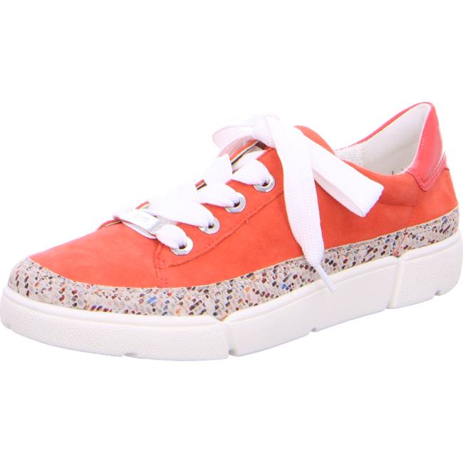 Scarpe Da Ginnastica Ara Rom Corallo Donna Rosse | ARA965TJQ