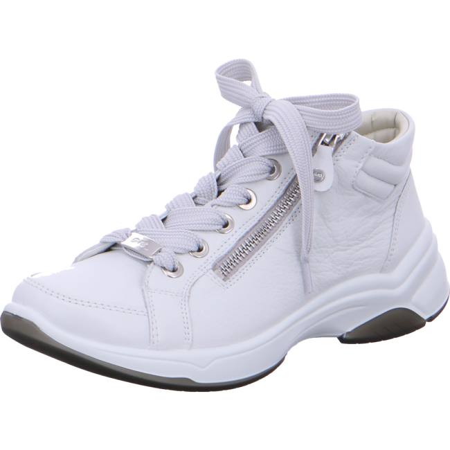 Scarpe Stringate Ara Ankle Miami Nebbia Donna Bianche | ARA584CET