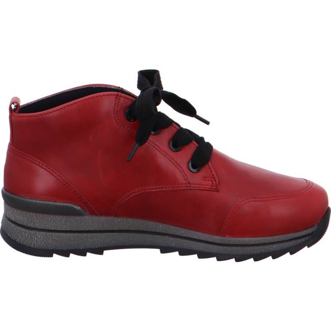 Scarpe Stringate Ara Ankle Osaka Donna Rosse | ARA814SYX