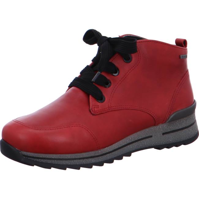 Scarpe Stringate Ara Ankle Osaka Donna Rosse | ARA814SYX