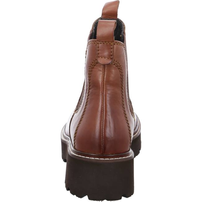 Stivali Ara Ankle Bologna Cognac Donna Marroni | ARA653TWV