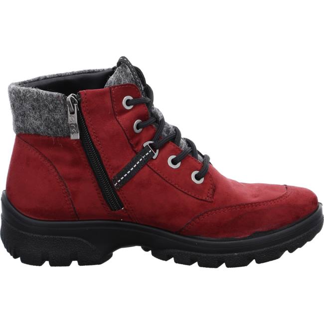 Stivali Ara Ankle Saas-fee Ruby Donna Rosse | ARA421DIB