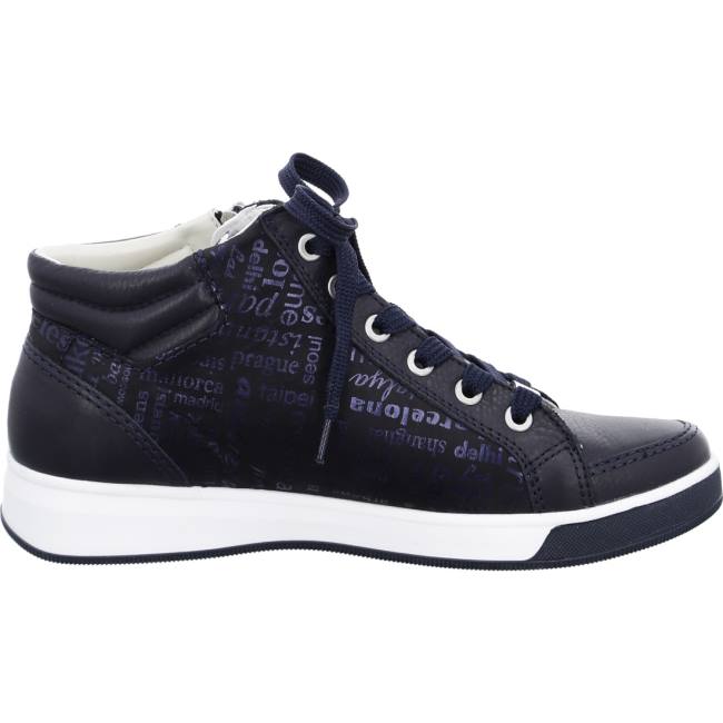 Stivali Ara High Top Rom Donna Blu | ARA219OTQ