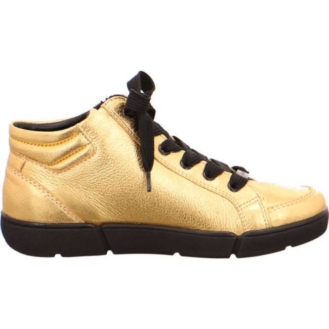 Stivali Ara High Top Rom-sport Donna Oro Nere | ARA134BSE